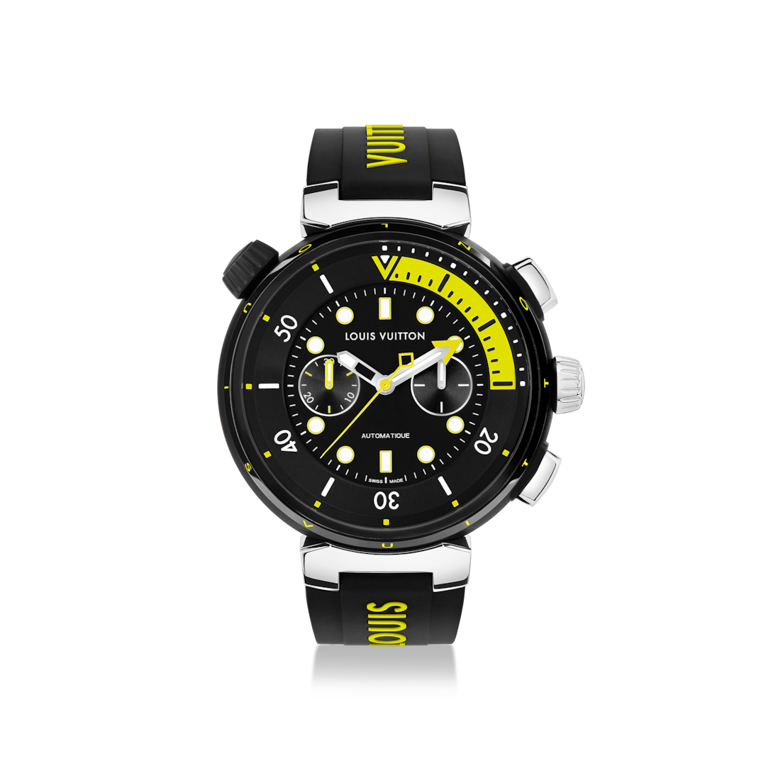 Tambour Street Diver Chronograph, automatic, 46mm, steel - All